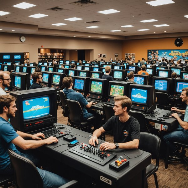 Comment organiser une compétition de jeux vidéo rétro dans un cadre convivial?